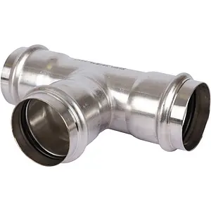 Тройник пресс соединительный 54мм Sanha NiroSan 9130 6913054 Тройник пресс соединительный 54мм Sanha NiroSan 9130 6913054, 1