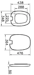 Крышка-сиденье для унитаза с микролифтом VitrA Plural белый матовый 126-001-009, 2