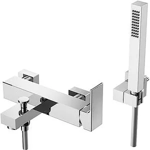 Смеситель для ванны Gattoni Kubik хром 2500/25C0 Смеситель для ванны Gattoni Kubik хром 2500/25C0, 1