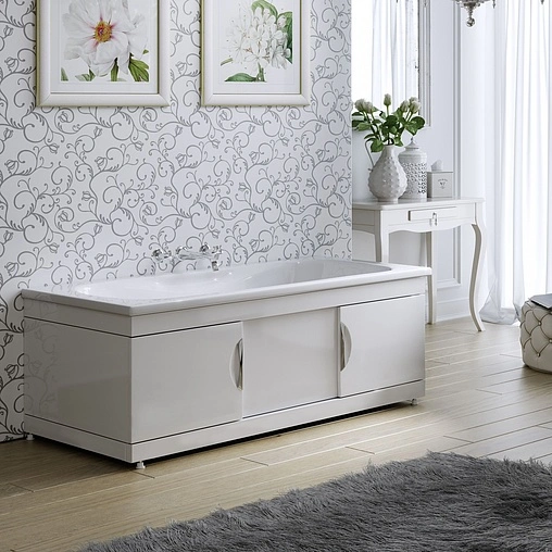 Экран для ванны фронтальный Alavann Monaco 180 белый 2087