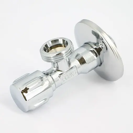 Вентиль регулирующий угловой с фильтром для бытовой техники ½"н x ¾"н хром Uni-fitt 187M2300