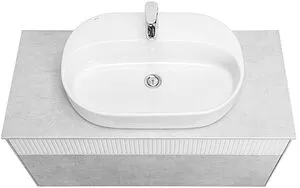 Тумба-умывальник подвесная Aquaton Марбл 100 слэйт/белый матовый 1A2763K3MH4C0 Тумба-умывальник подвесная Aquaton Марбл 100 слэйт/белый матовый 1A2763K3MH4C0, 5