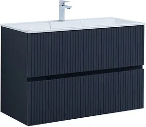 Тумба-умывальник Aquanet Джейн 100 маренго 00313304+, 1