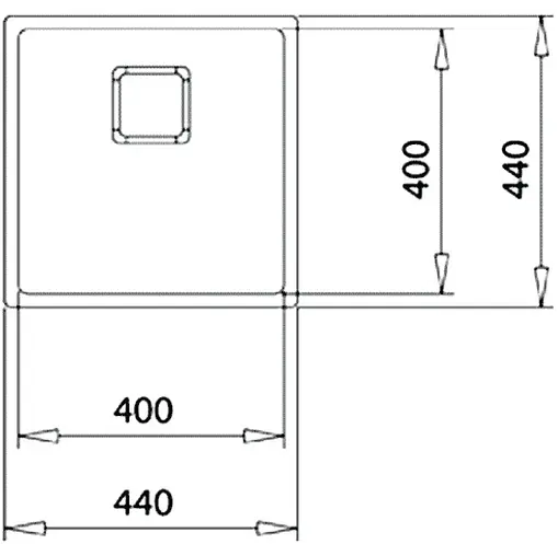 Мойка кухонная Teka Flexlinea RS15 40.40 нержавеющая сталь полированная 115000014