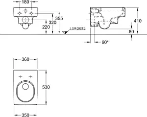 Унитаз подвесной Keramag Preciosa II белый 203200000, 2