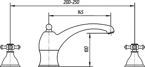 Смеситель для раковины Migliore Prestige бронза ML.PRS-712P.Br