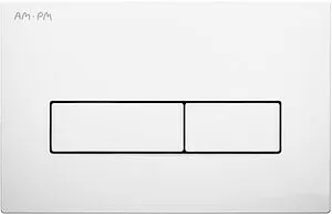 Клавиша смыва для унитаза Am.Pm ErgoFit М I110301 белый глянцевый Клавиша смыва для унитаза Am.Pm ErgoFit М I110301 белый глянцевый, 1