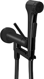 Гигиенический душ со смесителем Jacob Delafon Elate чёрный матовый E28317-BL, 1