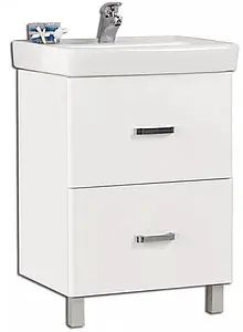 Тумба-умывальник напольная Aquaton Америна 60 H белый 1A1692K1AM010, 1