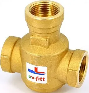 Трехходовой термостатический антиконденсационный клапан 1&quot; Kvs 9.0 Uni-Fitt 358G6094, 5