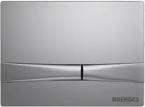 Клавиша смыва для унитаза BERGES Novum F2 040052 хром матовый Клавиша смыва для унитаза BERGES Novum F2 040052 хром матовый, 1