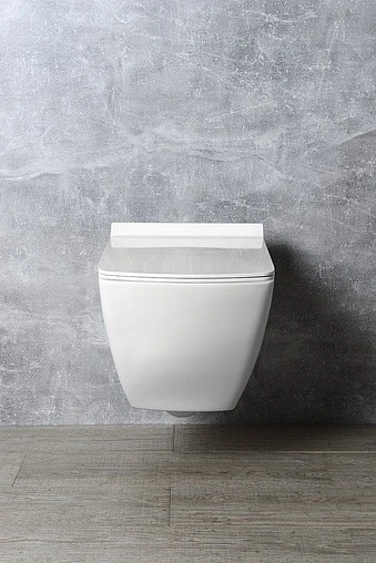 Крышка-сиденье для унитаза с микролифтом ISVEA S40 белый 40S40200I