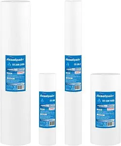 Картридж для механической очистки воды Big Blue 10" Аквабрайт ПП-10М-10ББ Картридж для механической очистки воды Big Blue 10" Аквабрайт ПП-10М-10ББ, 2