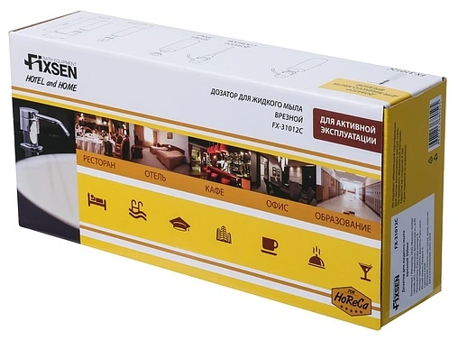 Дозатор для жидкого мыла Fixsen Hotel хром FX-31012C