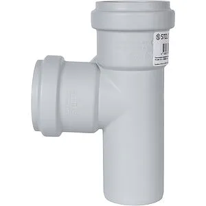 Тройник внутренний бесшумный D=58x58мм Угол 87° Stout SKB-0016-585887, 2