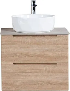 Тумба-умывальник подвесная BelBagno ETNA 70 Rovere Bianco ETNA-700-2C-SO-WO+ Тумба-умывальник подвесная BelBagno ETNA 70 Rovere Bianco ETNA-700-2C-SO-WO+, 1