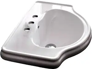 Раковина Kerasan Retro 62 белый 103001*3 Раковина Kerasan Retro 62 белый 103001*3, 1