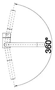 Смеситель для кухни Blanco Linus белый 516702 Смеситель для кухни Blanco Linus белый 516702, 3