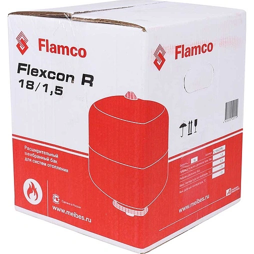 Расширительный бак Flamco Flexcon R 18л 6 бар 16020RU