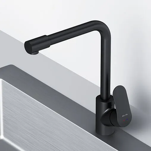 Смеситель для кухни с подключением к фильтру Am.Pm Like чёрный матовый F8005722