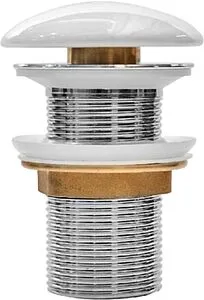 Выпуск автоматический для раковины без перелива IDDIS Optima Home белый OPHWS00i88 Выпуск автоматический для раковины без перелива IDDIS Optima Home белый OPHWS00i88, 1