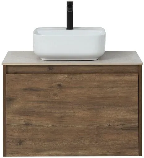 Тумба под умывальник подвесная Aquanet Nova Lite 75 дуб рустикальный 00249514