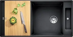 Мойка кухонная Blanco Axia III 6 S-F 100 (доска ясень) тёмная скала 523521 Мойка кухонная Blanco Axia III 6 S-F 100 (доска ясень) тёмная скала 523521, 5