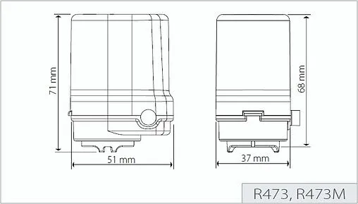 Сервопривод электротермический НЗ 230В М30 x 1.5 Giacomini R473X222