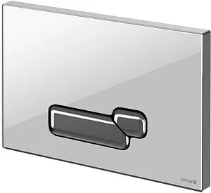 Клавиша смыва для унитаза Cersanit Actis 60170 стекло/белый, 3