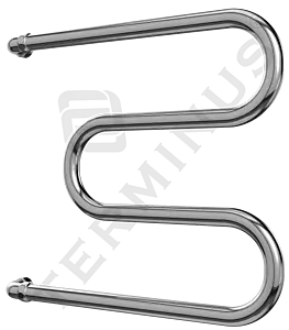 Полотенцесушитель водяной Terminus М-образный AISI 32х2 600х500 полированная сталь 4620768881190, 2