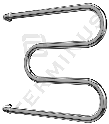 Полотенцесушитель водяной Terminus М-образный AISI 32х2 600х500 полированная сталь 4620768881190