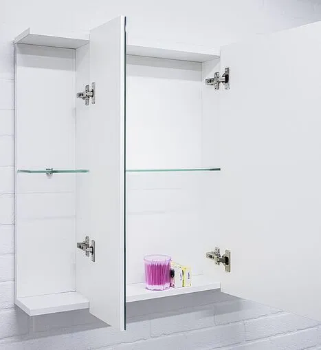 Шкаф-зеркало Айсберг Мега 75 белый DM4604HZ