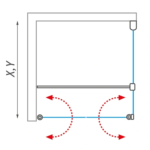 Боковая стенка 900мм прозрачное стекло Roltechnik Tower Line TCB/900 741-9000000-01-02