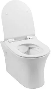 Унитаз подвесной безободковый Aquanet Roll Rimless белый Roll-W Унитаз подвесной безободковый Aquanet Roll Rimless белый Roll-W, 3