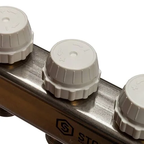 Группа коллекторная с расходомерами 4 отвода 1&quot;в/в x ¾&quot;ек Stout SMS 0907 000004