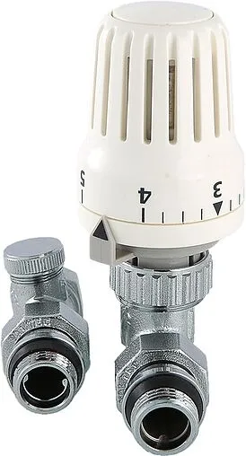Комплект вентилей терморегулирующих прямых ½" в/н Valtec VT.046.N.04 Комплект вентилей терморегулирующих прямых ½" в/н Valtec VT.046.N.04