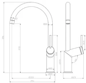 Смеситель для кухни Lemark Minima хром LM3805C Смеситель для кухни Lemark Minima хром LM3805C, 2