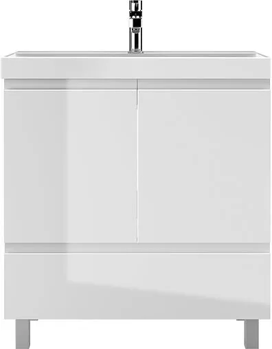 Тумба под умывальник напольный Домино Graffo 80 белый DGr2402T