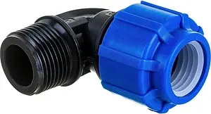 Уголок компрессионный переходной 25мм x 1&quot;н ТПК-Аква 50012501, 1