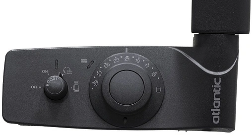 Полотенцесушитель электрический лесенка Atlantic Adelis 1374x556 ANT 750W антрацит матовый 002241