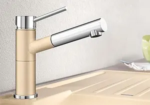 Смеситель для кухни с выдвижным изливом Blanco Alta-S Compact шампань 515329 Смеситель для кухни с выдвижным изливом Blanco Alta-S Compact шампань 515329, 2