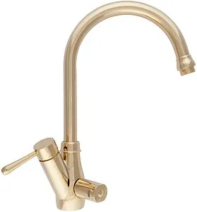 Смеситель для кухни с подключением к фильтру Atoll NKD0412BG-L золото ATOFCM202, 1