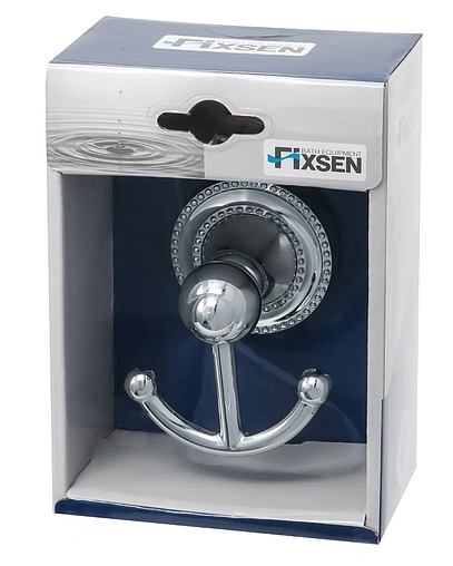 Крючок двойной Fixsen Style хром FX-41105A