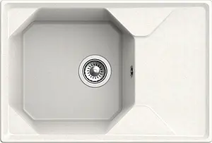 Мойка кухонная GranFest Unique U-740L белый Мойка кухонная GranFest Unique U-740L белый, 3