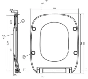 Крышка-сиденье для унитаза с микролифтом Roca Debba белый 8019D2003, 2