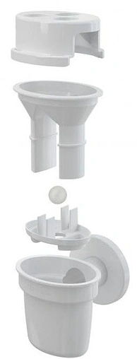 Сифон для сбора конденсата с комбинированным гидрозатвором AlcaPlast AKS5