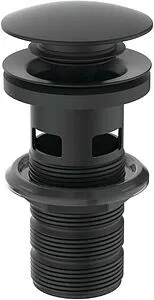 Выпуск автоматический для раковины с переливом Ideal Standard чёрный шелк E1482XG Выпуск автоматический для раковины с переливом Ideal Standard чёрный шелк E1482XG, 1