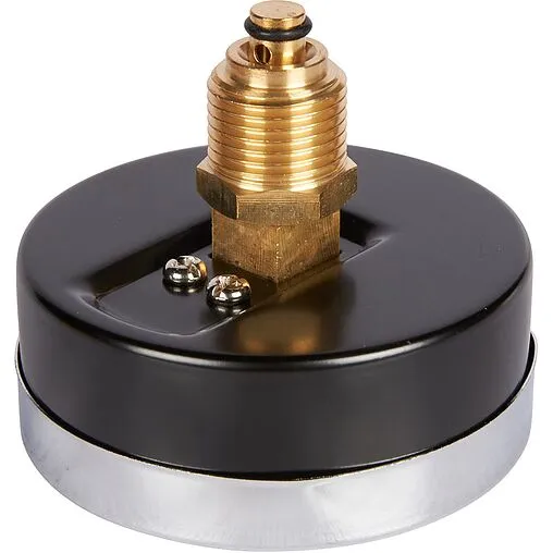 Термоманометр аксиальный Rommer 80мм 10 бар 120°С ½&quot; RIM-0005-801015