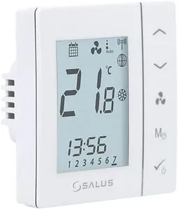 Терморегулятор для фанкойла ZigBee 230В Salus белый FC600 Терморегулятор для фанкойла ZigBee 230В Salus белый FC600, 5