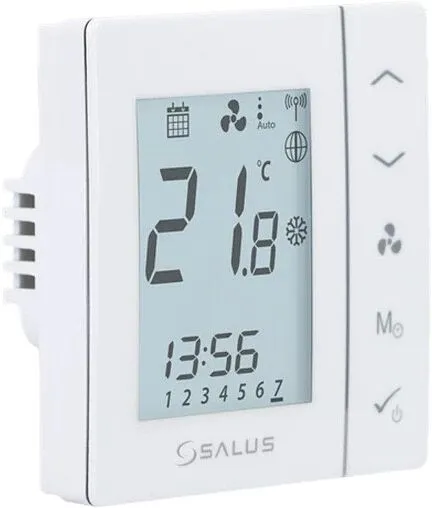 Терморегулятор для фанкойла ZigBee 230В Salus белый FC600